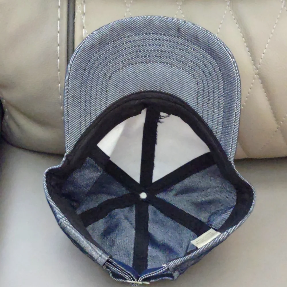 *FINAL PRICE* Karl Kani Denim Strap Back Hat - Picture 7 of 8